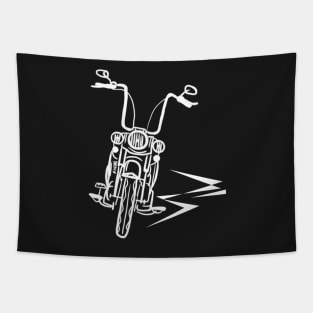 Big Buffalo steering wheel motorbike Tapestry