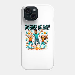 Joyful Jumps: Family Fun Day Phone Case