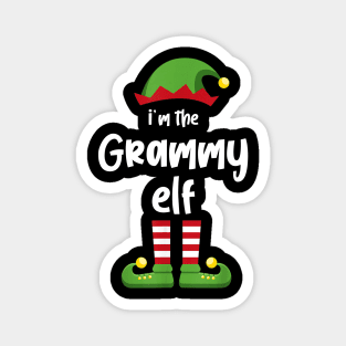 I'm The Grammy Elf Family Matching Christmas Pajama Gifts Magnet