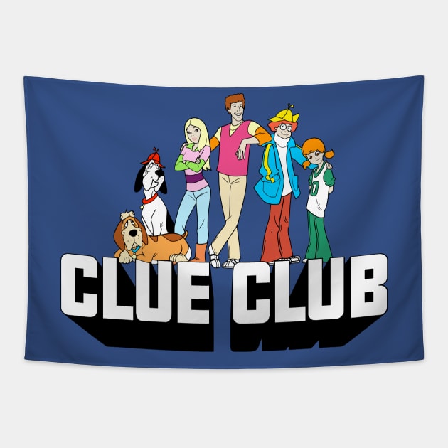 Clue Club Tapestry by BigOrangeShirtShop