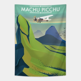 machu picchu Travel poster Tapestry