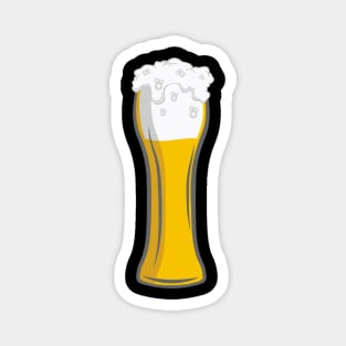 Beer Drinking Glass T-Shirt Drink Gifts Craft Pong Magnet