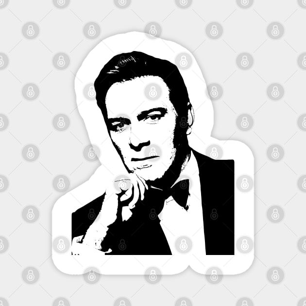 Christopher Plummer Outline Magnet by baranskini