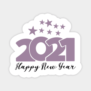 2021 happy new year Magnet