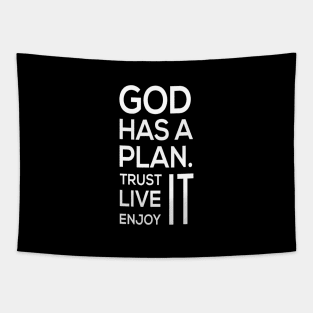 God has a plan Tapestry
