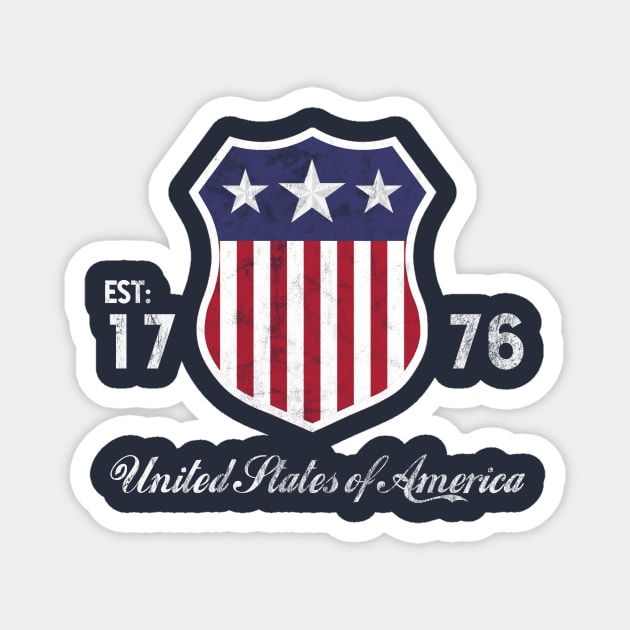 United States - Established 1776 - Colour Magnet by Acka01