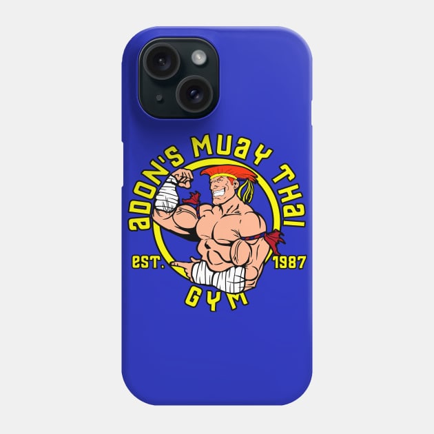 Adon's Muay Thai Gym Phone Case by carloj1956