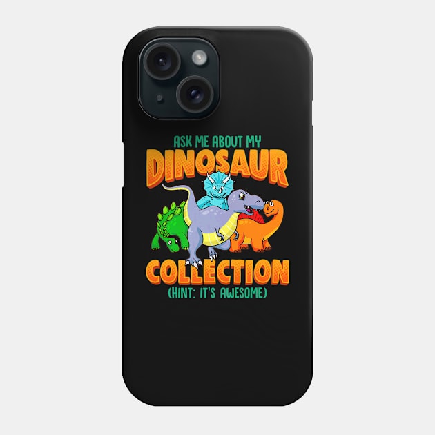 Dinosaur Collection Phone Case by Brothers With Ax Sticks