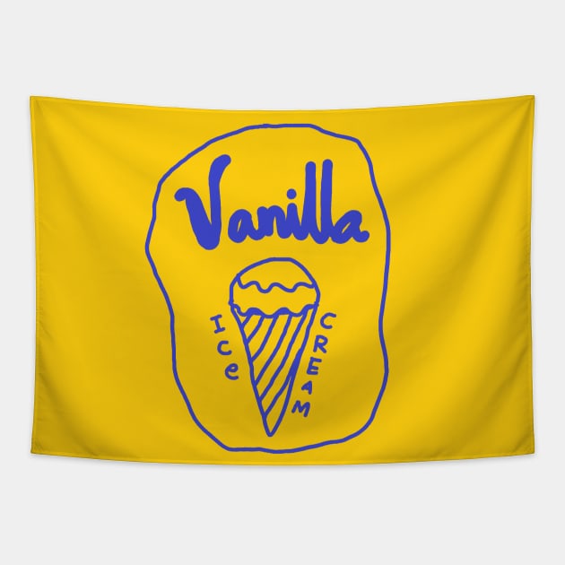 VANILLA ICE CREAM Tapestry by zzzozzo