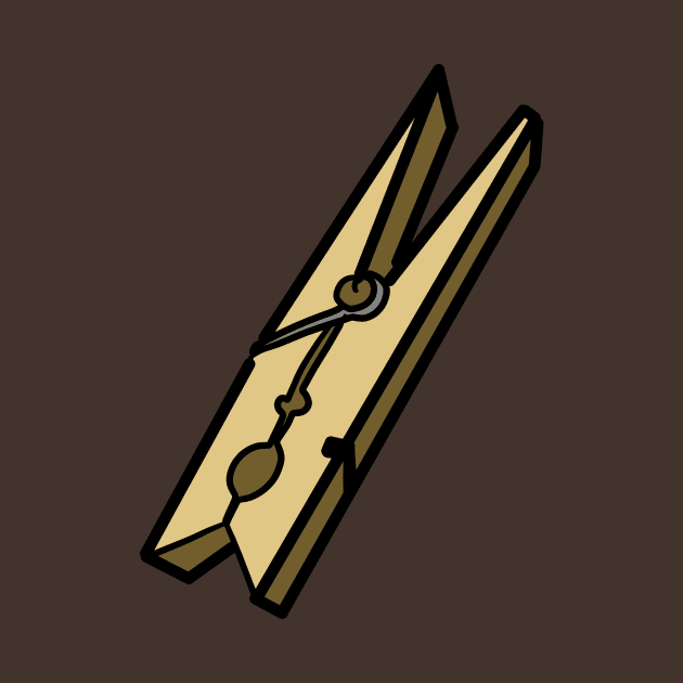 Wood Clothes Pin by saradaboru