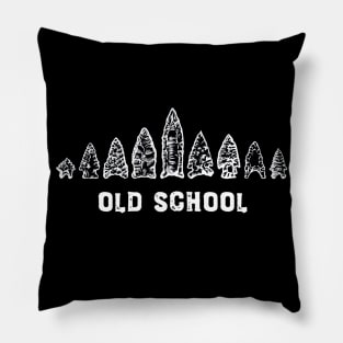 Archery Hunting Old School Arrow Heads Pillow