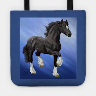 Friesian Cross with White Socks Tote