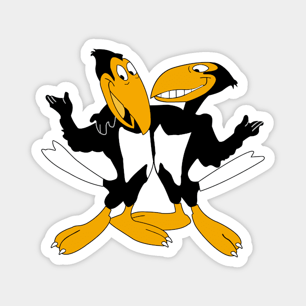 Heckle and Jeckle Magnet by LuisP96