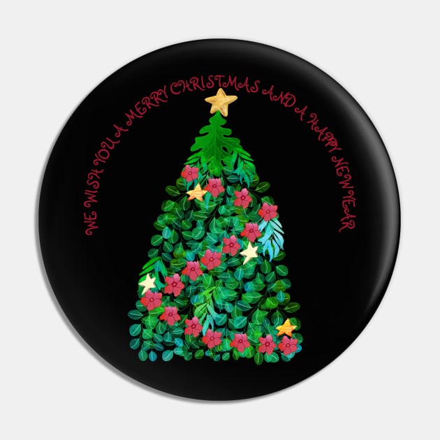 WE WISH YOU A MERRY CHRISTMAS AND A HAPPY NEW YEAR _ XMAS TREE Pin by FLOWER_OF_HEART