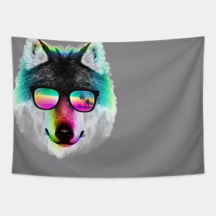 Summer Wolf Tapestry