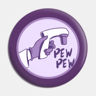 Biology Pipette Gun (purple) Pin