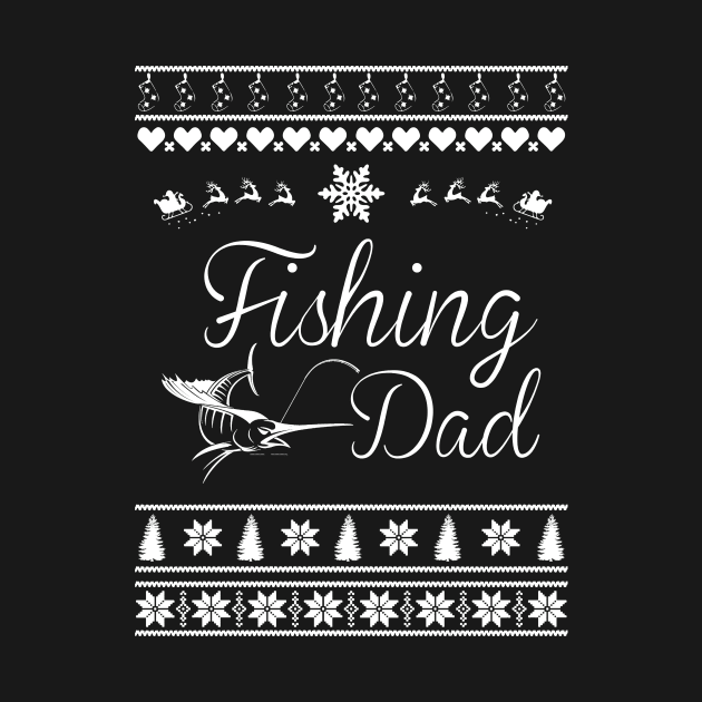 Merry Christmas FISHING DAD by bryanwilly