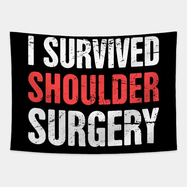I Survived Shoulder Surgery | Joint Replacement Tapestry by Wizardmode