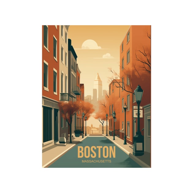 BOSTON by MarkedArtPrints