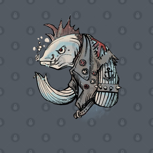 Punk fish by jonah block