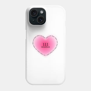 111 Angel Number – Intuition Phone Case