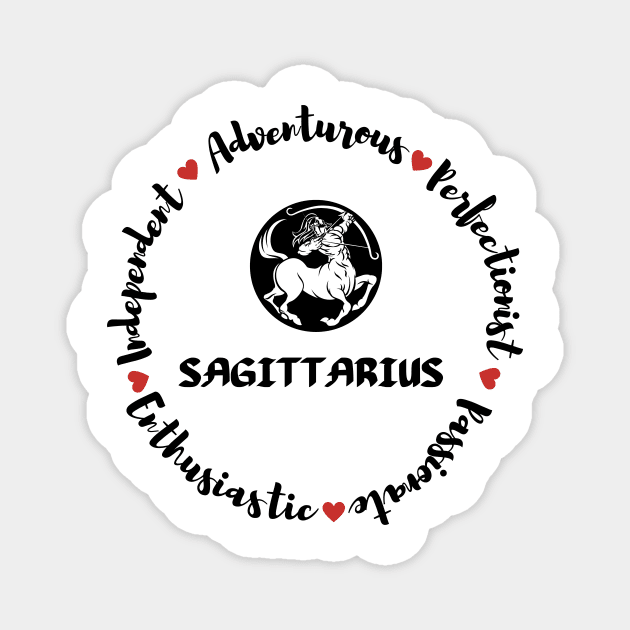 Sagittarius ♐🏹 Zodiac Sign Astrology Magnet by Bro Aesthetics