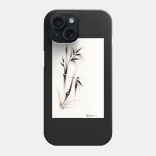 My Happy Place - Sumie bamboo ink Brush pen painting Phone Case