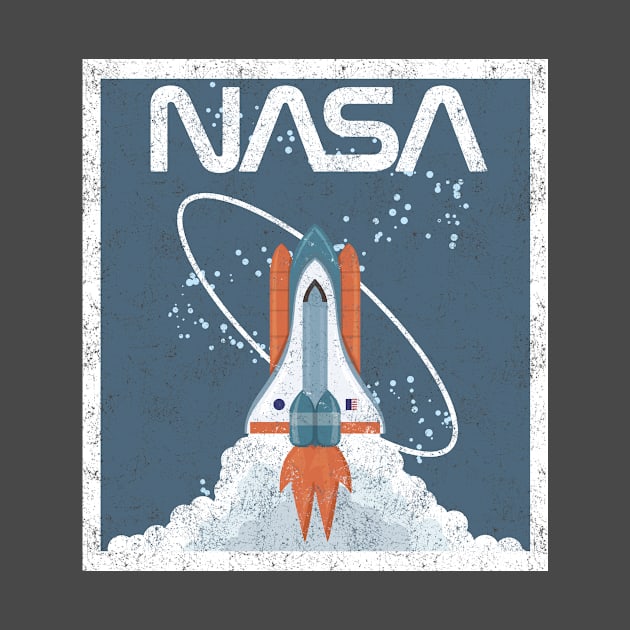 NASA retro shuttle by PaletteDesigns