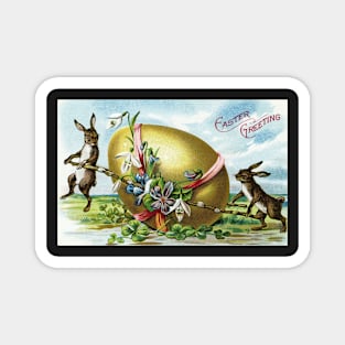 Victorian Easter Greetings Magnet