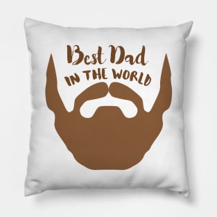 Best Dad in the World Funny Gift Father's Day Pillow