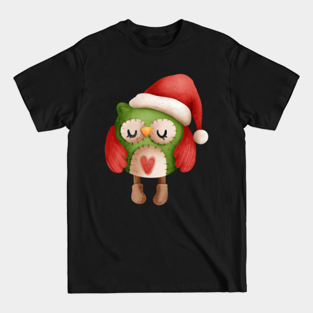 Discover Christmas Vintage Owl - Owl - T-Shirt