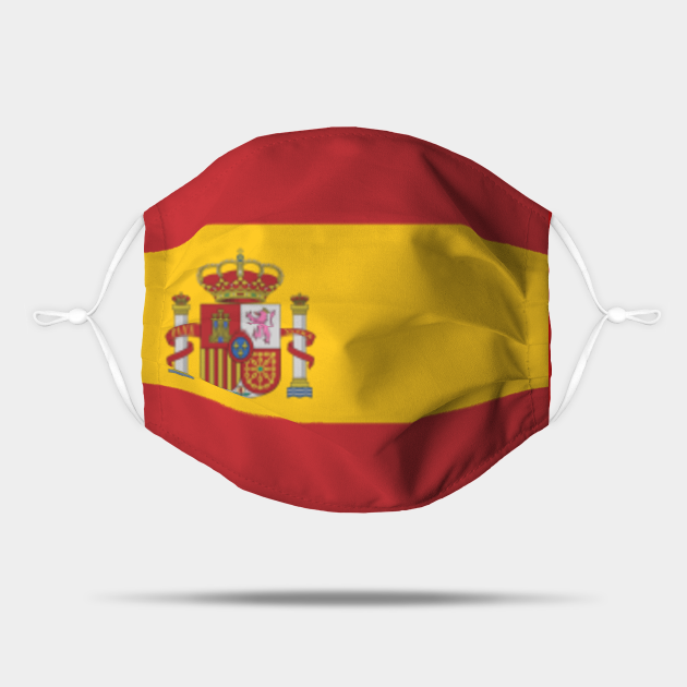 Spain Flag Face Mask Spain Flag Face Mask Mask TeePublic