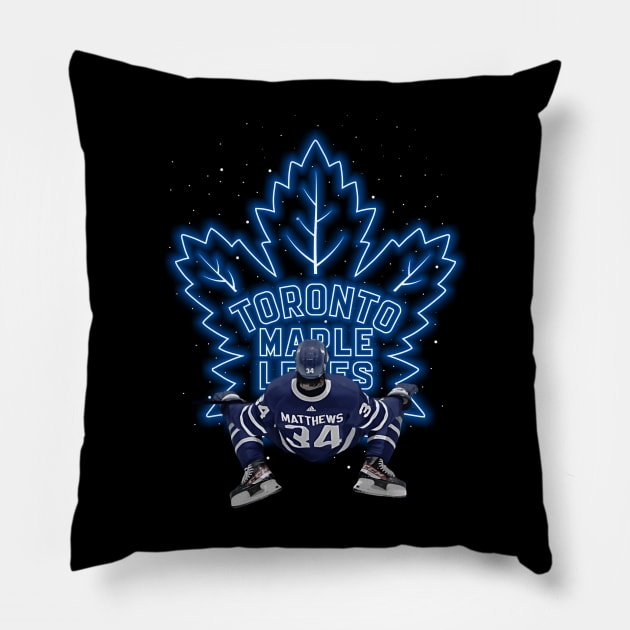 Toronto Maple Leafs - Ice Hockey Team Pillow by Arrow