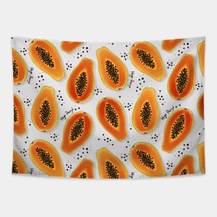 Hiya Papaya Pattern Tapestry