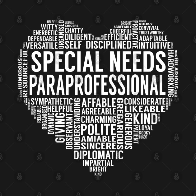 Special Needs Paraprofessional Heart by LotusTee