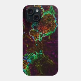 Black Panther Art - Glowing Edges 73 Phone Case