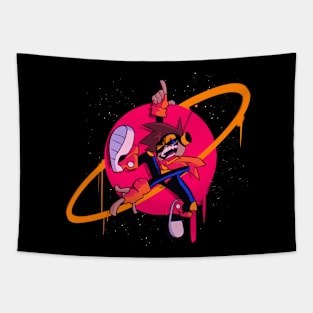Sunset Defenders - Outta this World! Tapestry