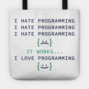 I Hate Programming Tote