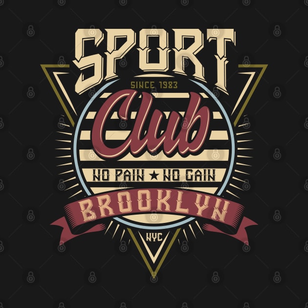 Sports vintage badge club brooklyn by SpaceWiz95