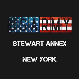 Stewart Annex New York US Flag Army T-Shirt