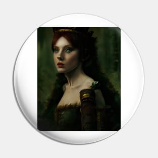 Wilda - Casual Portrait Of Green Eyes Beautiful Priness Pin