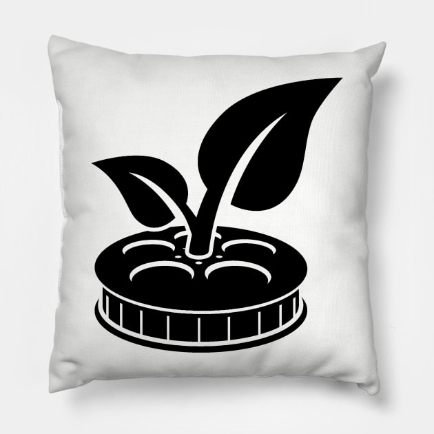 Movies Made Me Logo - Light Shirts Pillow by Movies Made Me