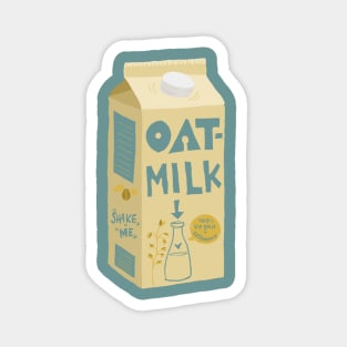 Oat Milk Box Carton Magnet