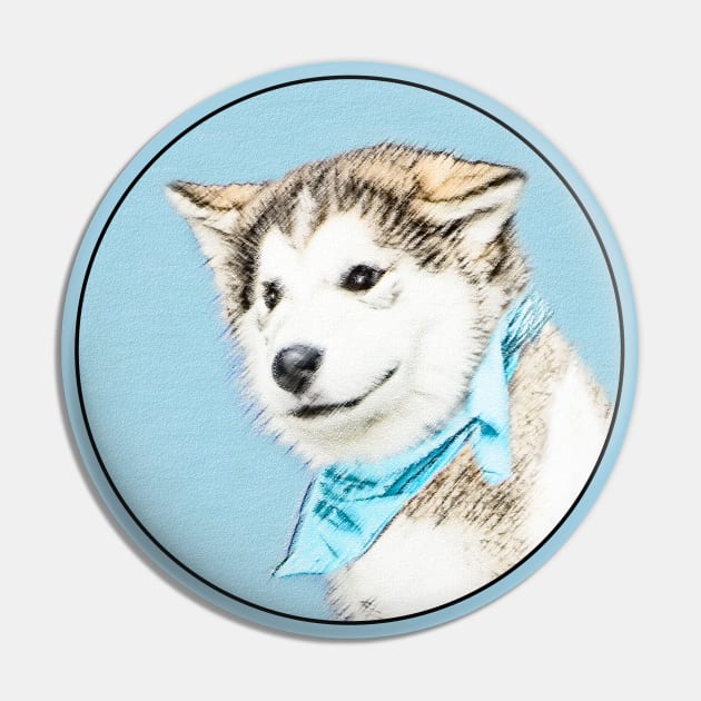 Siberian Husky Puppy Pin by Alpen Designs