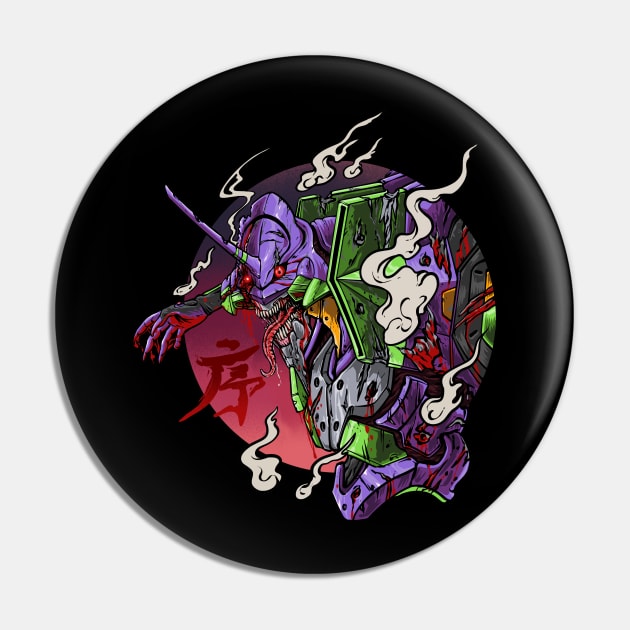 Berserk Mode Eva 01 Pin by kimikodesign