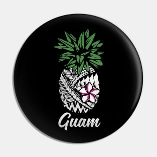 Guam Tribal Pineapple Pin