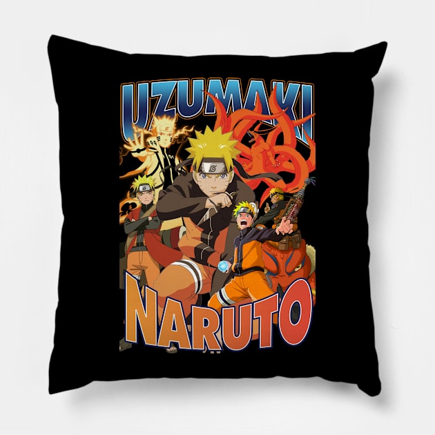 uzumaki naruto Pillow by 10thstreet