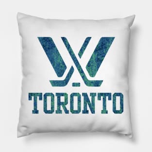 Distressed Toronto PWHL Pillow