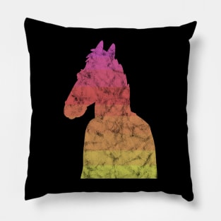 Bojack Sunset Classic - Vintage Distressed Pillow