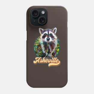 Cute Asheville NC Raccoon by Robert Phelps Phone Case